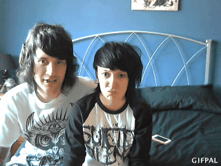 theeprophecy:  piercemy-heart:  I honestly love this boy to pieces, trying to be