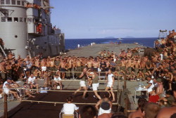 vietnamwarera:  Soldiers on the HMAS Sydney