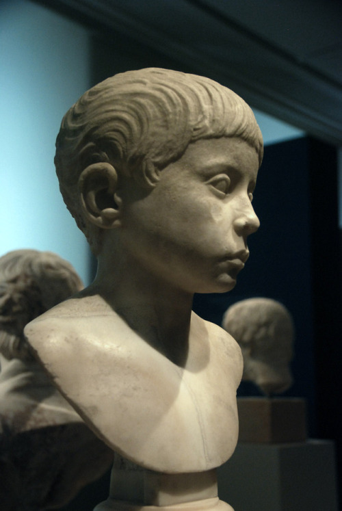 Portrait of a boy. C. 100 AD. Marble. Staatliche Museen zu Berlin, Altes Museum. Sk 1467myglyptothek