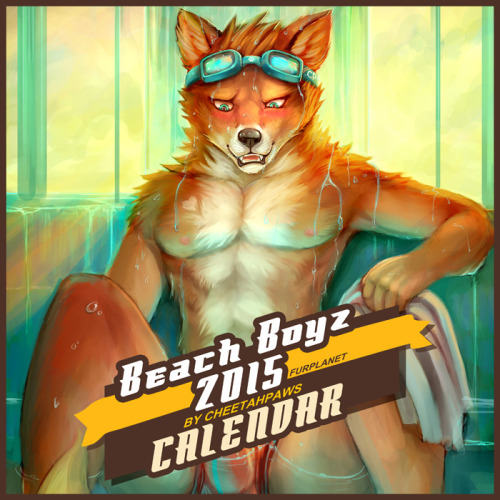 cheetahpaws:Beach Boyz Calendar 2015. 