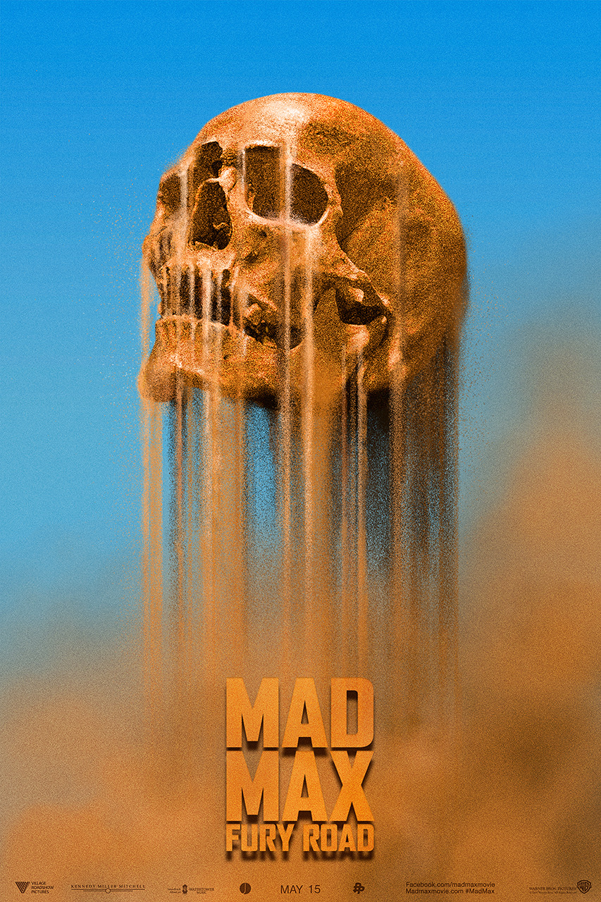 Alternative movie posters of Mad Max: Fury Road.1 2 3 4 5 6 7 8 9