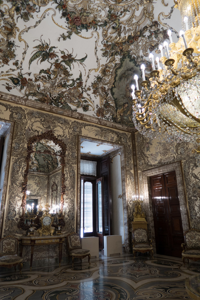 daughterofchaos:  The Gasparini Room at the Royal Palace of MadridPhoto by thistledown_jp