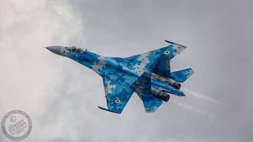 planesawesome - Ukraine Air Force Sukhoi Su-27P Flanker.