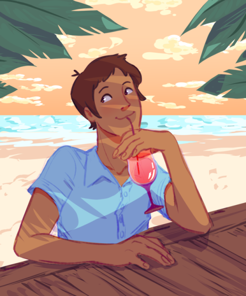 missed his birthday but it felt good to draw lance again