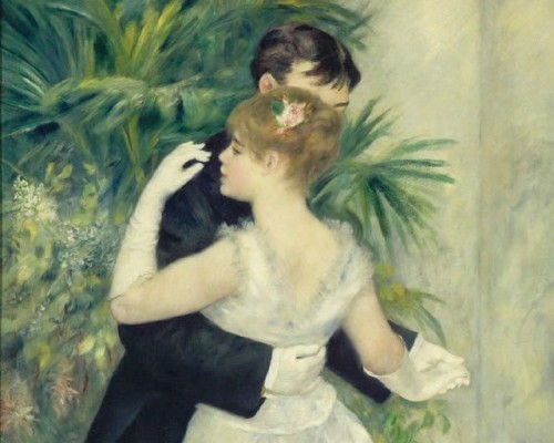 Danse à la Ville, or Dance in the City (detail, 1883) - Pierre Auguste Renoir - Musée d’Orsay, Paris