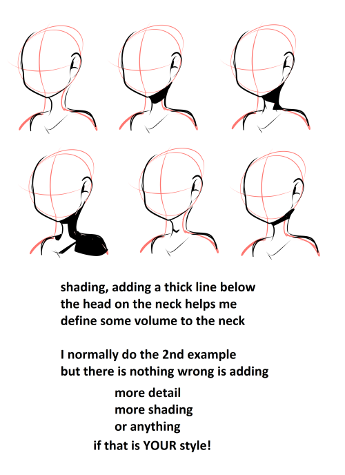 elixiroverdose:  idk even know how to explains necks here is my attempt after a suggestionline of action, bunch of lines, considering poses helps a lot in making it easier??! but have fun, take these tips and make it better. Please look at references,