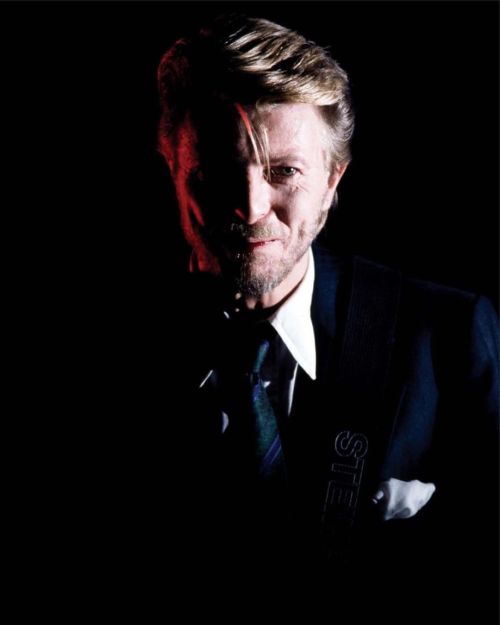 David Bowie, NYC, 1989, by Cesar Vera.