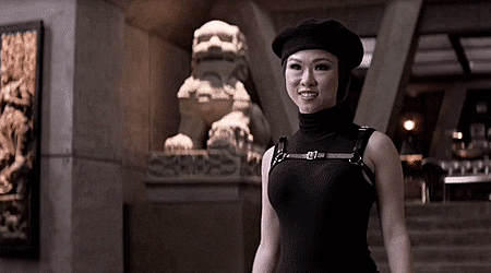 do remember? — Selina Lo as Guan Yin in Boss Level (2021)