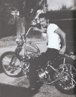 Froyourmind:sonny Barger Aboard His 80-Inch Harley Stroker With High Bars And Long