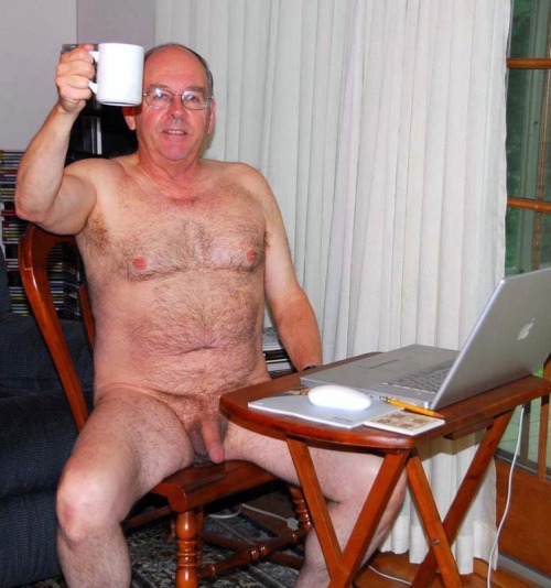 hankmiller1966:  Dad said if I wanted my morning (golden) shower he needed more coffee.