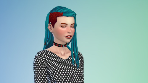 I finally fixed the mistakes so this hair is done <3I also made an accessory that lets you change