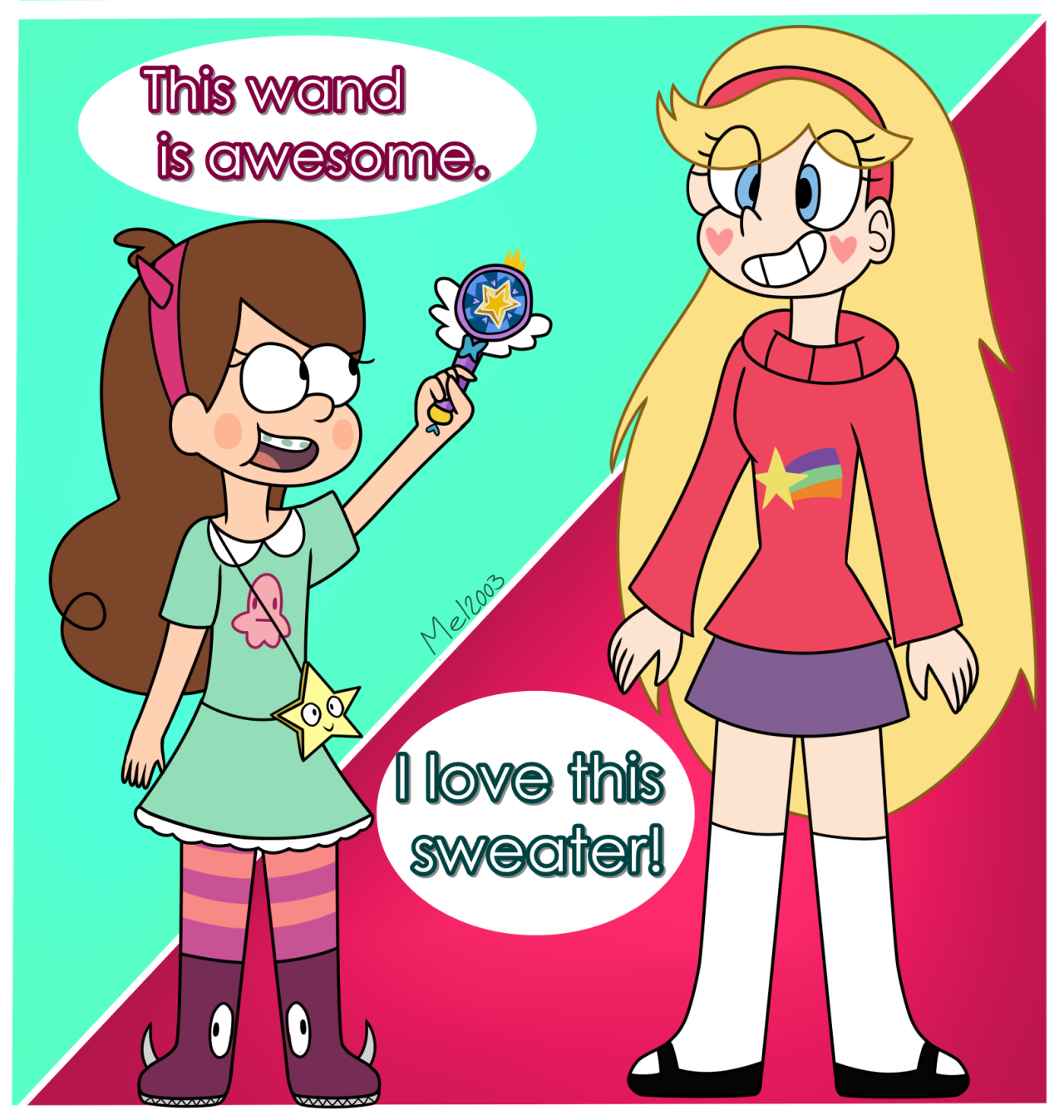 wallpapers How To Draw Star Butterfly's Wand mel2003 star butterfly and mabel