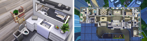  LARGE APARTMENT FOR A BIG FAMILY 5 bedrooms - 7 sims5 bathrooms§159,432 (will be less when placed d