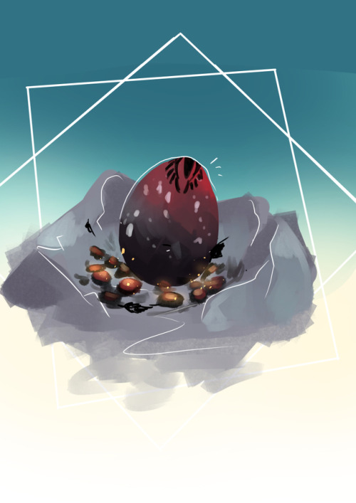 crimson-chains: Yuri’s Hatching ^w^Proud mama and papa!!! :DDDIn this AU Siren eggs have to be