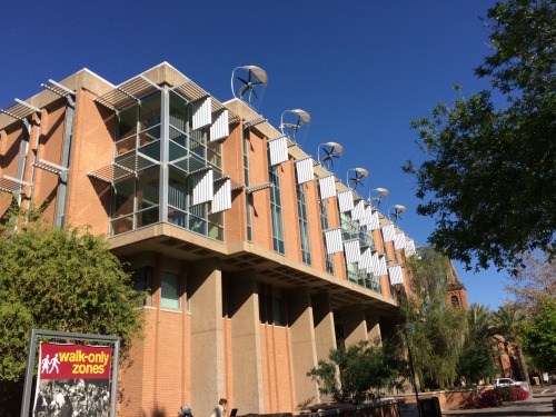 Art Works or Cooling Units? Academic Building on the Campus of Arizona State University, Tempe, 2014