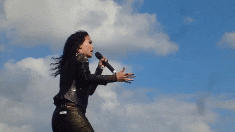 creaturesunhallowed:Tarja just being really happy on stage
