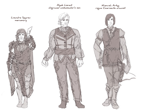 Just As I Finally Got All This Put Together, I Realized There's Four More Minor Characters Whose Designs