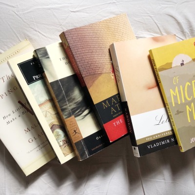 rickenjoyer:classics + a malcolm gladwell book from the used bookstore!!