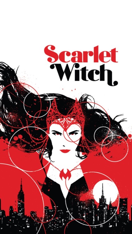 locksscream:Scarlet Witch Cover Art Lockscreens!These covers were so beautiful. And like, retro cine