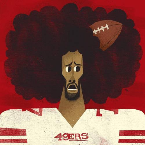 Saw a picture of Kaepernick in a recent article and couldn’t resist… 