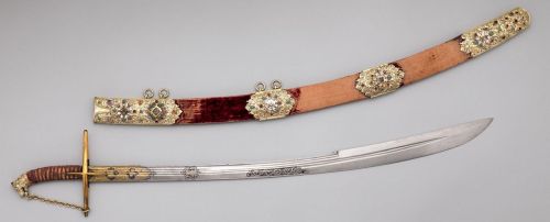 art-of-swords: Sabre with Scabbard and Carrying BeltDated: early 17th centuryCulture: PolishMedium: 