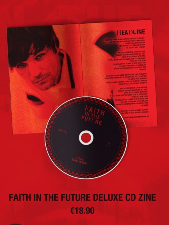 Louis Tomlinson - Faith in the Future 2LP LTD Deluxe Black &