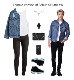 xiumxns:  Female Version of Sehun’s Outfit