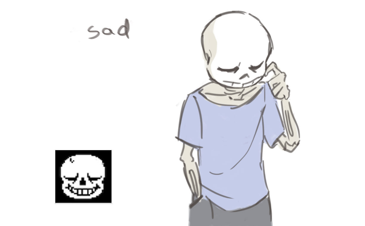 junorsky:just the many emotions of sans