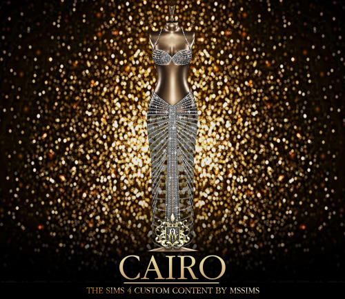 CAIRO GOWN FOR THE SIMS 4ACCESS TO EXCLUSIVE CC ON MSSIMS4 PATREONDOWNLOAD ON MSSIMS PATREONDOWNLOAD