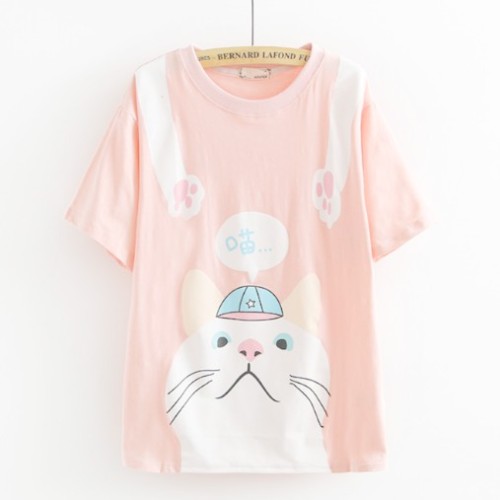♡ Cool Cat Shirt (3 Colours) - Buy Here ♡Discount Code: behoney (10% off your purchase!!)Please like