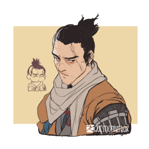 questionartbox:Been enjoying the world of Sekiro lately..! Art blog: questionartbox Commissions | Ko