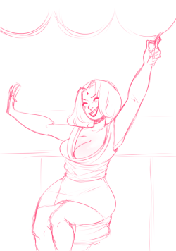 souredcandy:  nosuchthingastoodrunk.png late night sketch of tsunade bcause shes my fave gambler/drunk strong lady 