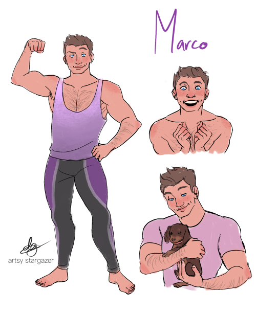 More of my ocs, the mean twink and the sweet himbo :D