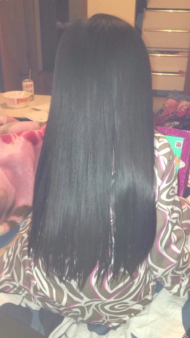 My sister&rsquo;s hair is as long as mine