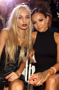 officialwolfpack:  Singer Pia Mia (L) and