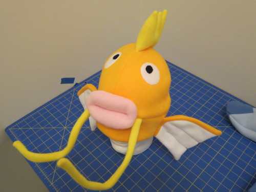 caffeinatedcrafting: Some more hats from the blitz of orders I had to go through last week, Magikarp