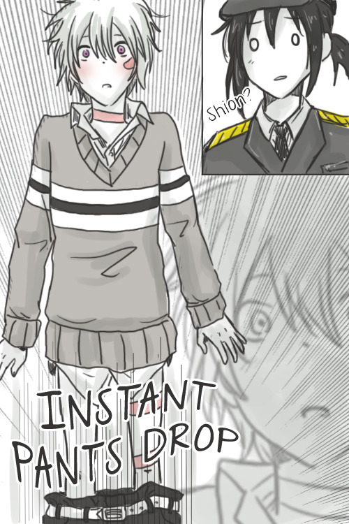 ahikuboruchi:  Drop your pants, everybody! Nezumi is wearing a uniform! &gt;o&lt;