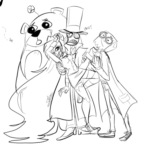 swellsketcher:Really quick sketch of villainous