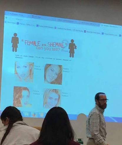 SUNY Geneseo Students Outraged by Prof’s ‘Female or Shemale’ Quiz