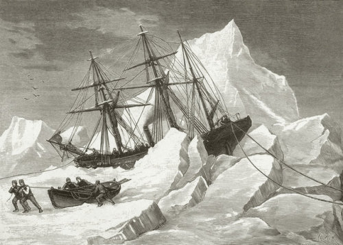 nprbooks:Top image via Hulton Archive/Getty ImagesSir John Franklin led an ill-fated 1845 expedition
