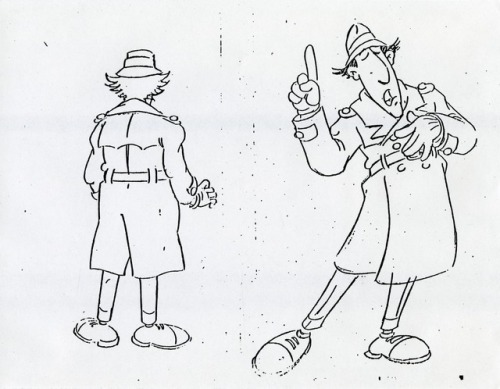 talesfromweirdland: Production drawings and model sheets from the 1980s animated series, INSPECTOR G