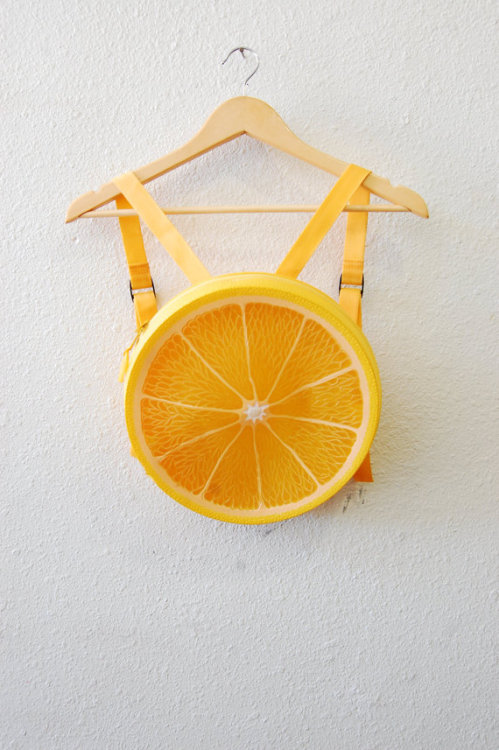 etsyifyourenasty: Lemon Backpack