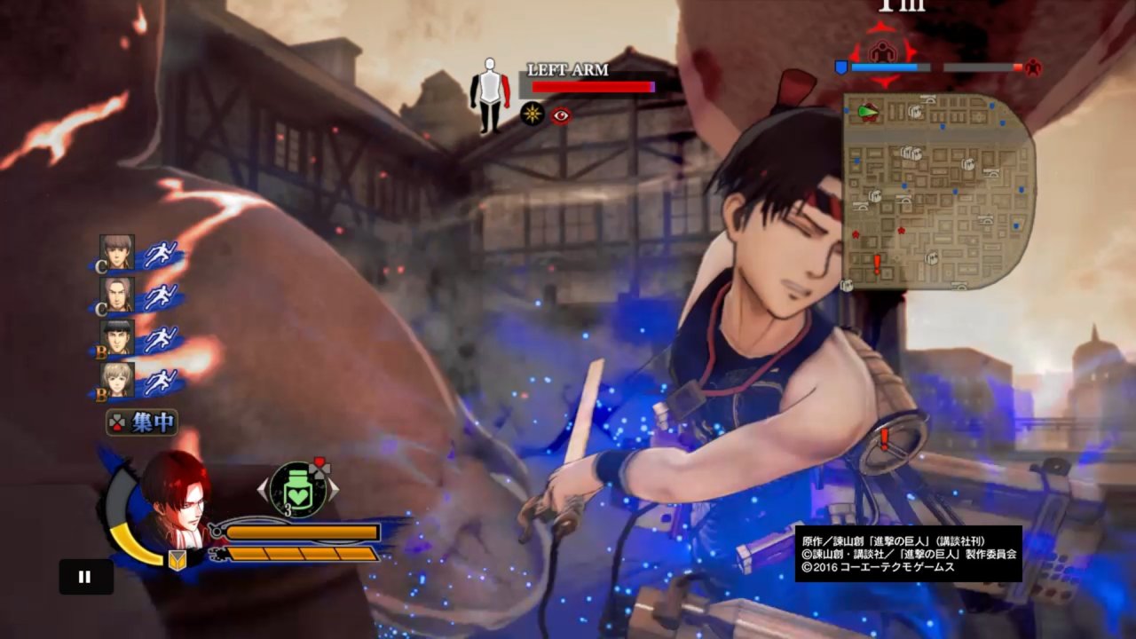 Levi battling in his “Festival” DLC costume continues to be a gem.More from