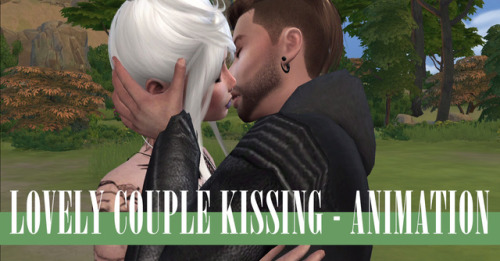 - TS4 - Lovely Couple Kissing ANIMATION -Download : MediafireMy second attempt at animating, this on