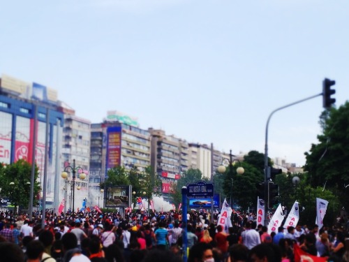 2 Haziran 2013, Ankara Kızılay Türkiye #direngeziparkı #direnankara #faşizmekarşıomuzomuza