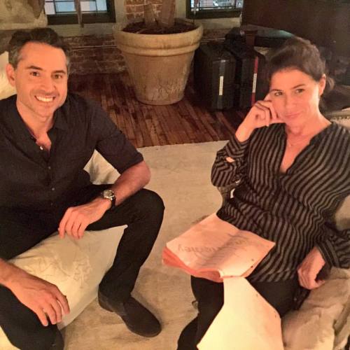 Repost from Sarah Treem: &ldquo;Helen and Vik, slaying. #theaffair&rdquo; #mauratierney #oma