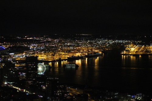 Nightview from top of Space Needle, Seattle
