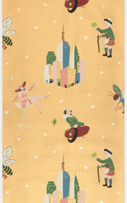 99percentinvisible:  Vintage wallpapers from the collection of Suzanne Lipschutz