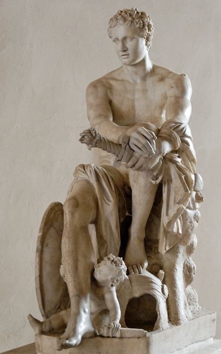 whisperastory:Ludovisi Ares, Roman copy of a late 4th-century BCE Greek original, associated with Sc