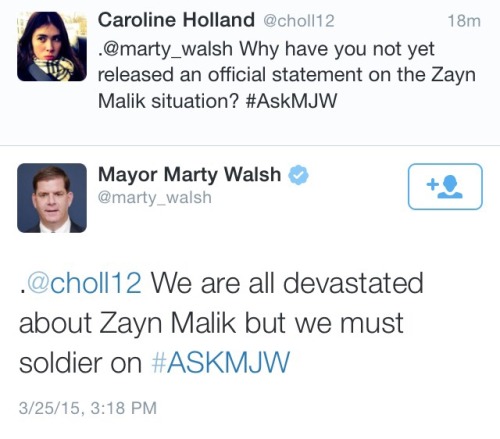 martha2point0: the-destroia: this is the mayor of boston remember when Zayn left 1D and